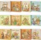 12-Pack Thanksgiving Diamond Painting Greeting Cards – Fall DIY Diamond Art Cards with Envelopes, Pumpkins, Scarecrows & Rhinestones for Friends, Family & Holiday Gifts